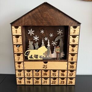 Classic Advents | Handmade Wood Crafted Christmas Advent Calendar Turkish Style